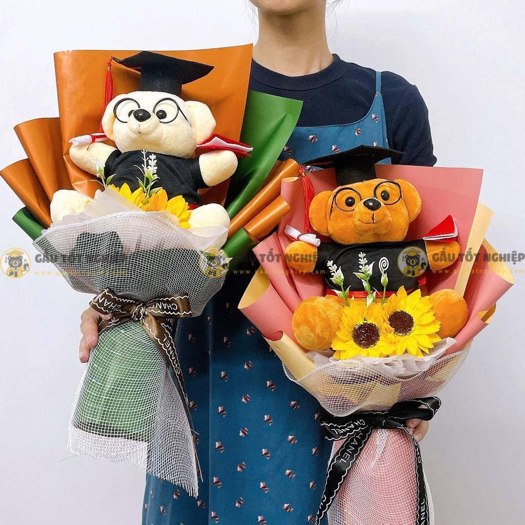 Xưởng Nhận Gia Công Gấu Tốt Nghiệp Theo Yêu Cầu Uy Tín, Giá Tốt 1 gấu tốt nghiệp