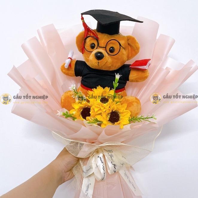 Gấu Tốt Nghiệp Quà Tặng Sự Kiện – Giá Xưởng Ưu Đãi Từ ZoZo 3 gấu tốt nghiệp