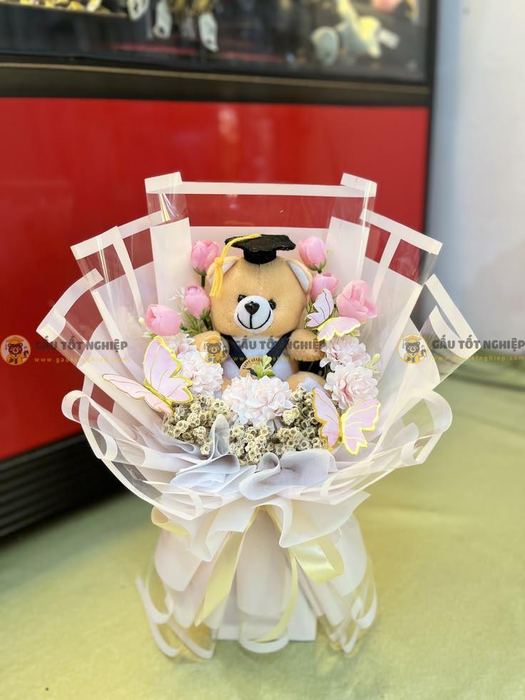 Gấu Bông Tốt Nghiệp Cao Cấp – Mẫu Mới Hot Nhất 2026 | Xưởng ZoZo Sản Xuất 1 gấu tốt nghiệp