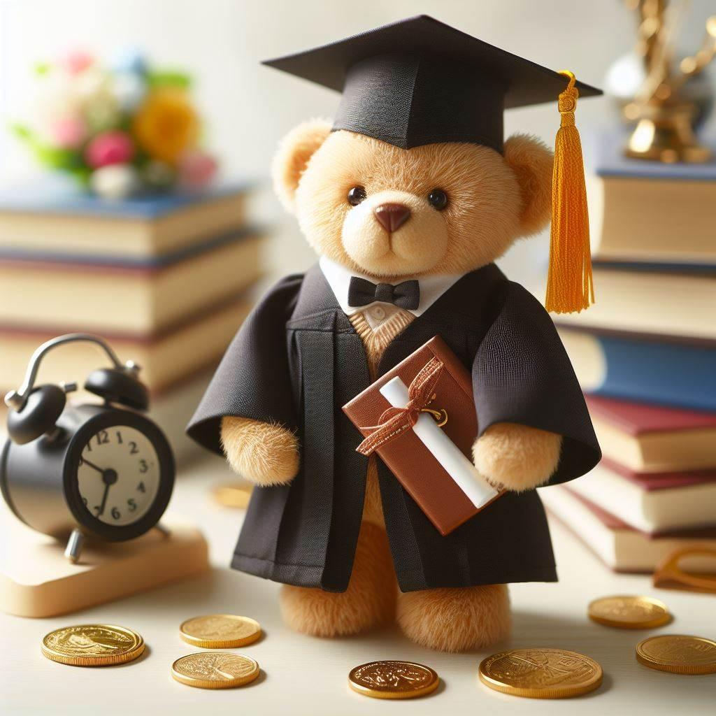 gấu tốt nghiệp