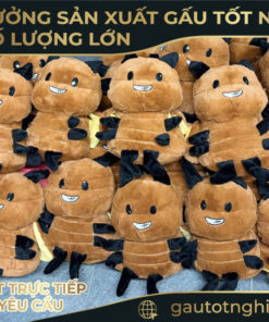 Gấu Bông Sự Kiện Doanh Nghiệp – In Thêu Logo Theo Yêu Cầu SLL