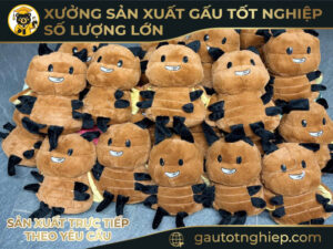 Gấu Bông Sự Kiện Doanh Nghiệp – In Thêu Logo Theo Yêu Cầu SLL