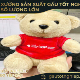 Gấu bông quảng cáo in theo yêu cầu