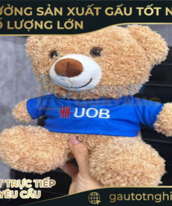 Gấu Bông Quảng Cáo Thương Hiệu – Gia Công Theo Yêu Cầu SLL