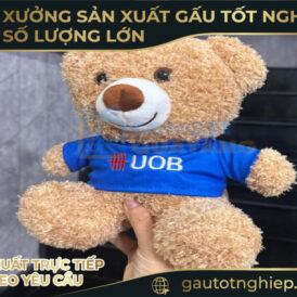 Gấu Bông Quảng Cáo Thương Hiệu – Gia Công Theo Yêu Cầu SLL