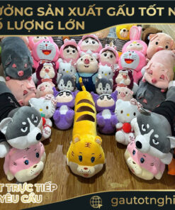 Gấu Bông In Logo Doanh Nghiệp Theo Yêu Cầu – Nhận Đơn Số Lượng Lớn