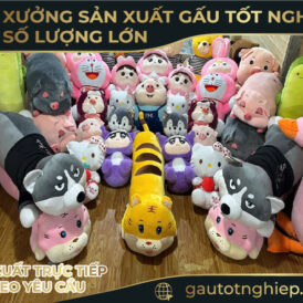 Gấu Bông In Logo Doanh Nghiệp Theo Yêu Cầu – Nhận Đơn Số Lượng Lớn