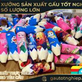 Gấu Bông Sự Kiện Ra Mắt Sản Phẩm – In Logo Thương Hiệu