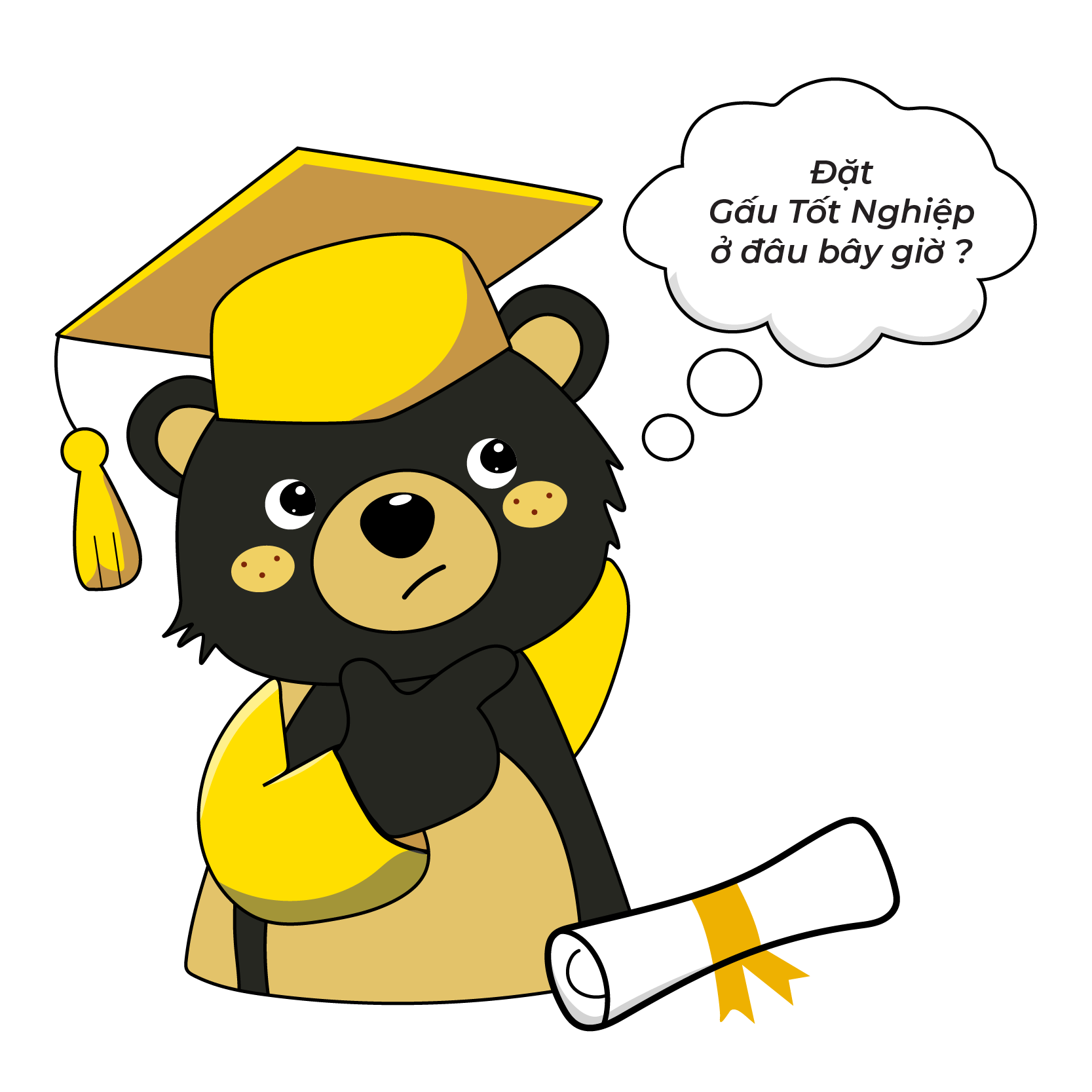GẤU TỐT NGHIỆP
